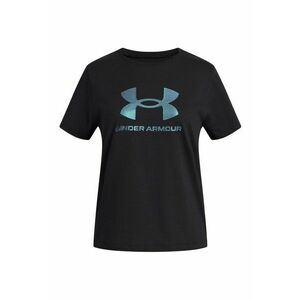 Tricou cu imprimeu logo pentru antrenament - Negru imagine