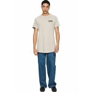 Tricou regular fit din bumbac cu logo - Bej imagine
