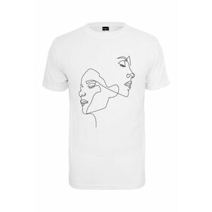 Tricou de bumbac One Line - Alb imagine