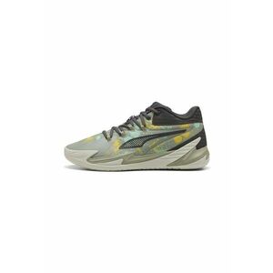 Pantofi Dagger mid-high pentru baschet - Galben/Kaki/Verde menta imagine