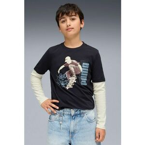 Bluza cu design 2-in-1 Mid 90s - Crem/Bleumarin imagine