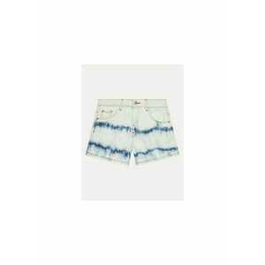 Pantaloni Scurti din Denim Cu Aspect Prespalat imagine