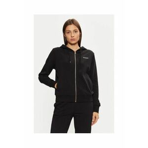 Hanorac din amestec de bumbac cu fermoar si model logo imagine