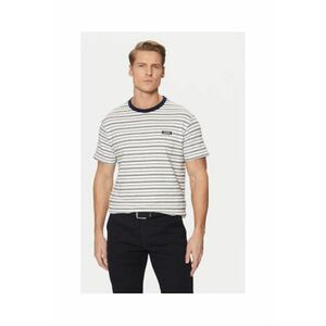 Tricou de bumbac cu model in dungi imagine