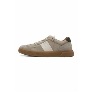 Pantofi sport cu insertii din piele intoarsa - Maro taupe deschis/Caramel/Bej deschis imagine