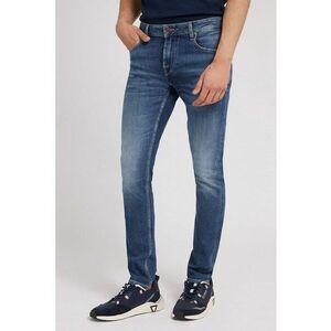 Blugi skinny cu aspect decolorat Chris - Albastru prafuit/Alb murdar imagine
