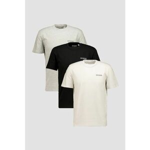 Set de tricouri de casa din bumbac - 3 Piese - Alb/Negru/Gri imagine