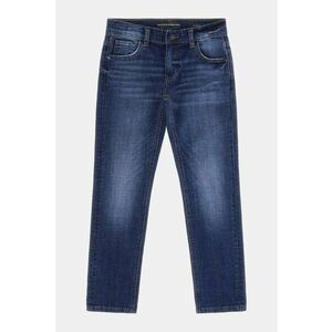 Blugi slim fit cu talie medie - Bleumarin imagine