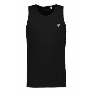 Top din amestec de bumbac cu detaliu cu logo discret - Negru imagine