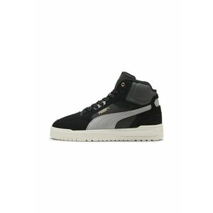 Pantofi sport mid-cut Shuffle Downtown - Alb/Negru/Gri antracit imagine