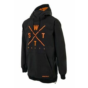 Hanorac cu logo pentru snowboard Orbital - Negru/Portocaliu mandarina imagine