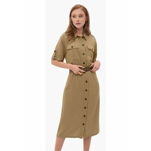 Rochie-camasa safari G-Hana - bej - Bej imagine
