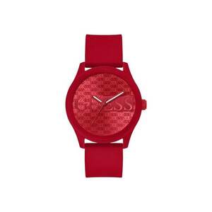 Ceas barbati model Reputation - rosu - mecanism quartz - 45mm - curea din cauciuc imagine