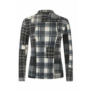 Bluza in carouri - din amestec de matase imagine