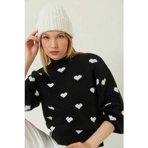 Pulover dama - model inimioara - Relaxed Fit - tricot - imagine