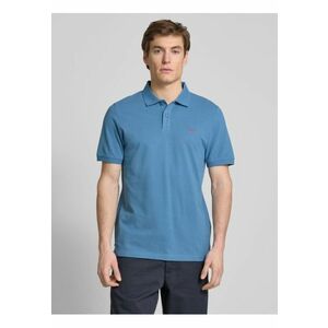 Tricou polo barbati - din 100% bumbac - cu logo - Albastru deschis imagine