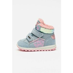 Ghete de piele intoarsa si material textil - cu velcro imagine