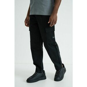 Pantaloni cargo Sisla - Negru imagine