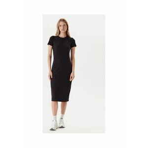 Rochie de zi Dama - Negru - 60% poliester reciclat - 33% viscoza - 7% elastan - imagine