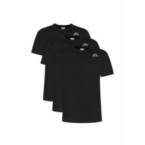 Set 3 tricouri barbati - negru - 100% bumbac imagine