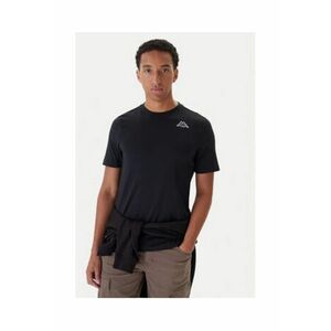 Set de 5 tricouri barbati - negru - 100% bumbac imagine