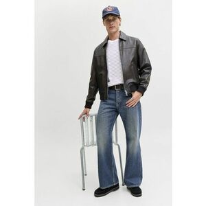 Blugi cu croiala ampla Itoby Original AKM 918 - Albastru melange imagine