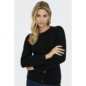 Pulover regular-fit cu decolteu la baza gatului - Negru imagine