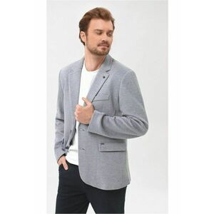 Sacou pentru barbati JB-Bruce - Regular Fit - Casual - Albastru melange imagine