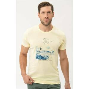 Tricou T-Board pentru barbati galben - surfing imagine