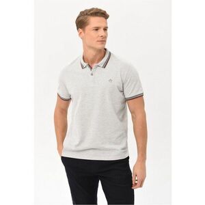 Tricou polo O-Harper pentru barbati - crem melange imagine