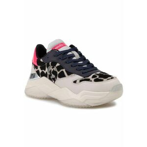 Pantofi dama - Piele naturala - Multicolor - imagine