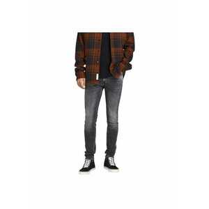 Pantaloni barbati - Jack&Jones - blugi clasici - gri - bumbac - poliester - elastan - imagine