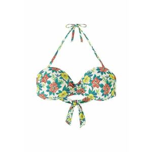 Top costum de baie dama model floral - poliamida/elastan - multicolor imagine
