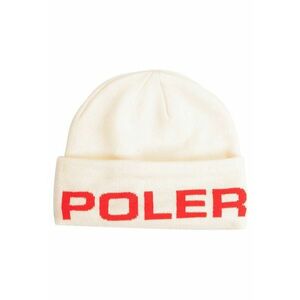 Caciula Beanie unisex - acril - ecru - marime universala imagine