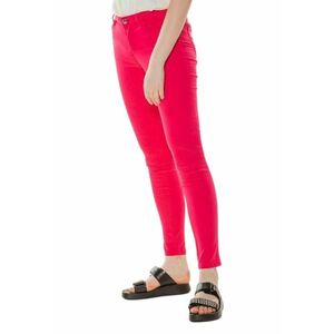 Pantaloni skinny dama - Bumbac/Elastan - Roz - imagine