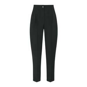Pantaloni din lana cu croiala conica imagine