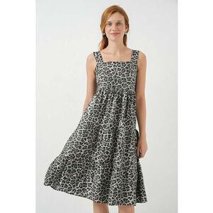 Rochie maxi - HiCCUP - gri carbune - textil - Gri carbune imagine