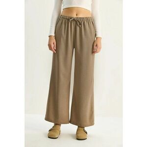 Pantaloni dama - Textil - Bej imagine