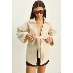 Cardigan - HiCCUP - natural - jerseu - Natur imagine