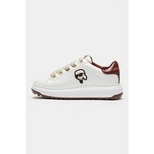 Pantofi sport din piele Kapri - Alb/Visiniu imagine