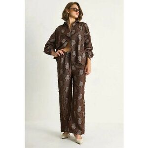 Set compleu dama - HiCCUP Lucci - Maro - Textil imagine