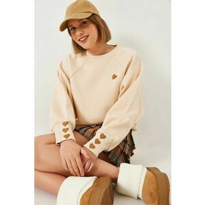dama - HiCCUP - brodat - bej natural - textil - Bej Natural imagine