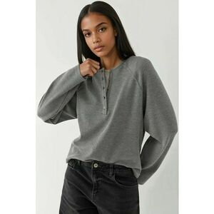 Hanorac dama - model relaxat - gri - textil imagine
