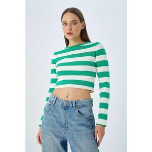 Pulovere dama - tricotat - verde - tricot - imagine