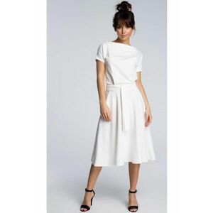 Rochie de dama - Cu Bumbac - Modal - Negru - Ecru imagine