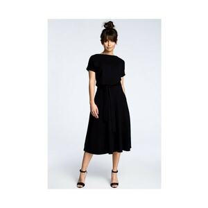 Rochie de dama - Cu Bumbac - Modal - Negru - Negru imagine