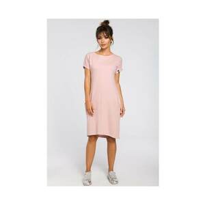 Rochie - Bumbac \ Poliester - Gri - Albastru imagine