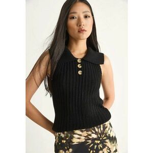 Bluze - Femei - Bluza LUCCI Trikota savi phandel butona - Negru - imagine