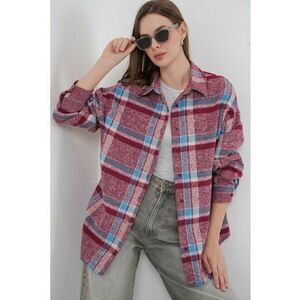 Camasa HiCCUP - Regular Fit - mov - textil - Violet imagine