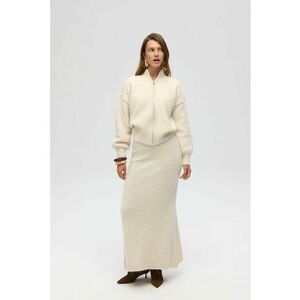 Fusta Fusta Maxi Nivra - Ivory Natural - tricot - imagine